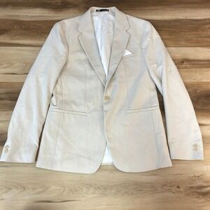 ZARA Blazer Mens 38 Sport Jacket Size 38 US Light Khaki